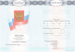 Диплом колледжа 2007-2010 в Саранске